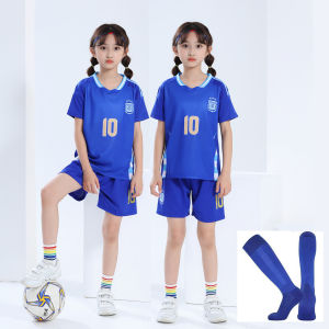 AU2425 Argentina away jersey for the Copa América 10 Number Messi 11 Di Maria 22 Lautaro football jersey set