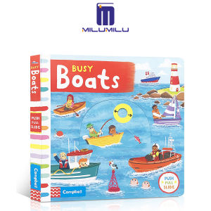 Busy Boats Board Book Early Childhood Education Books Original English Books