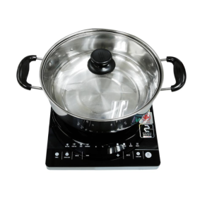 Lucky flame เตาแม่เหล็กไฟฟ้า รุ่น TS-T202P(M) แถมฟรีหม้อสแตนเลส 30 cm 2000 วัตต์ TS-T202P TS T202