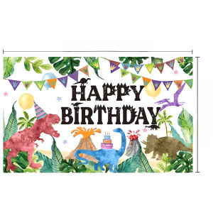 Ready stock sa local warehouseNew birthday backdrop fabric for childrens parties and celebrations various series of scene decorations and birthday banners