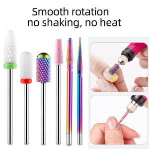 30 Cái Mũi Khoan Móng Tay Đóng Hộp Mũi Khoan Móng Tay Bằng Thép Vonfram Dao Phay Bộ Đầu Sơn Móng Tay Cho Phụ Kiện Làm Móng Điện