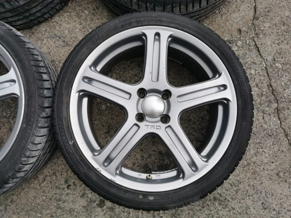 TRD SPORTIVO 7J-17 off+55 pcd114.3/5H ハブ径60ミリ ホイールのみ4本セット Trd T3 Rays Forged Wheel 16 Inch 7J Off 43 Pcd114.3 4 Piecessize