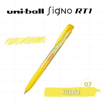 UMN-155N Gel Pen Uni-ball Signo RT1 – 0.7mm Tip Quick-Drying Ink Vibrant Colors