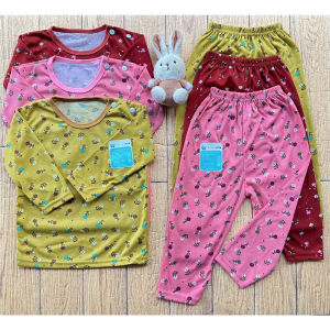 Stelan Oblong Panjang / piyama 2 tahun Cewek / perempuan 3 stel Promo 9.9