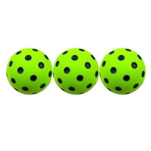 3pcs tiếng ồn thấp bọt pickleballs Bóng tập luyện giảm tiếng ồn mềm pickleballs cho trong nhà và ngoài trời thực hành