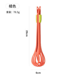 [Local Seller] Food Grade Nylon Egg Whisk Mixer Clip 2in1 Multifunctional Manual Hand Egg Beater Kitchen Tools With Lock