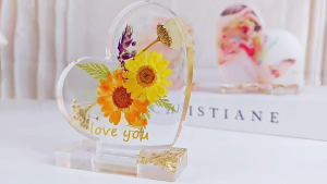 Handmade Love Themed Picture Frame Mold Beginner Friendly Silicone Decoration Molds for Making Decorative Photo Frames