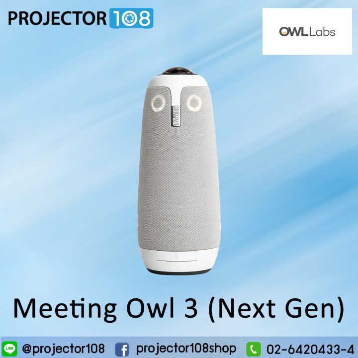 Meeting Owl 3 (Next Gen) 360Degree, 1080p HD Smart Video Conference