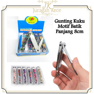 JUKE Gunting Kuku Besar Model Batik Stainless Steel Nail Cutter 777 Jumbo Premium Three Seven Motif Karakter
