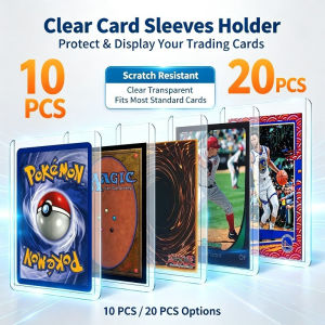 10/20Pcs Transparent PVC Card Protective Sleeves/Anti-scratch Playing Games Sports Idol Cards Holder