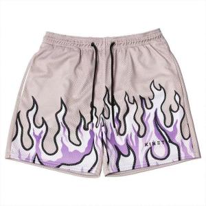 Mens Black Flame Shorts Fire Printed Men short pants Basketball Shorts Style Summer Beach Drift Sport Shorts Blue Purple Black Green