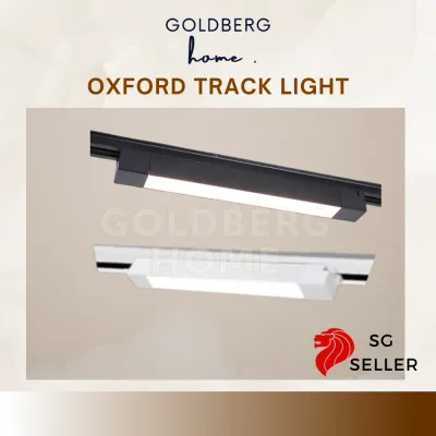 Oxford LED Diffuser Track Light 20W Black White - Daylight Cool White Warm White