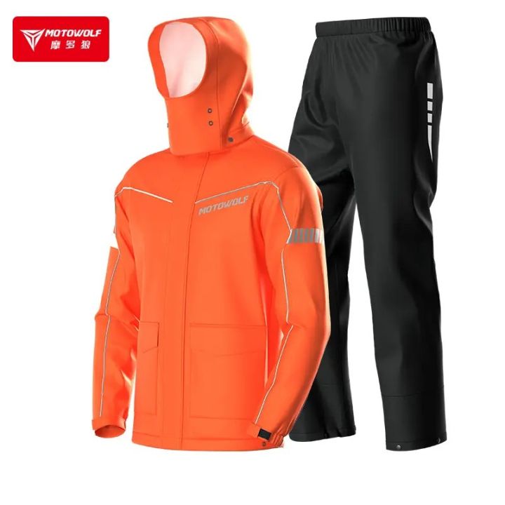 Motowolf Raincoat MDL 0403B Jas Hujan Jaket Musim Touring