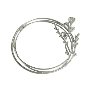 Flower Wreath Cutting Dies Carbon Steel Die Cut Decorative Embossing Paper Die for Card Making Scrapbooking Paper Craft