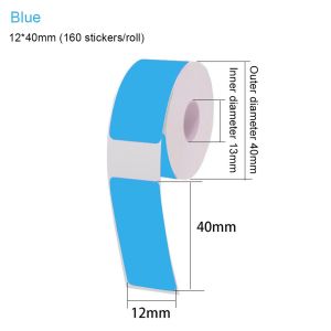 MARBLEX 1240MM Adhesive Label Maker Paper Back Adhesive Thermal Sensitive Paper Office Labeling Versatile Clear Printing Price Label for P15/P12/P11/D30/D32/D35/Q30 Kitchen Storage
