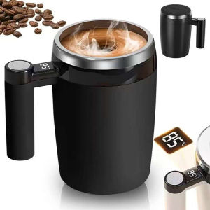 Magnetic Stirring Cup 304 Stainless Steel 400ml Rechargeable Multifunction Fully Automatic Magnetic Coffee Mug