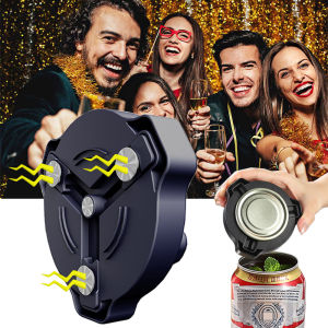 COD New Cans Bottle Opener Cola Beer With Magnetic Suction Can Openers Multi-Function Rotating Manual Bottle  Opener