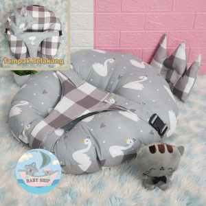 Sofa Bayi Multifungsi dengan Gesper Pengaman Free Bantal Peyang dan Plastik Mika COD ready [ Merk Babyship ]