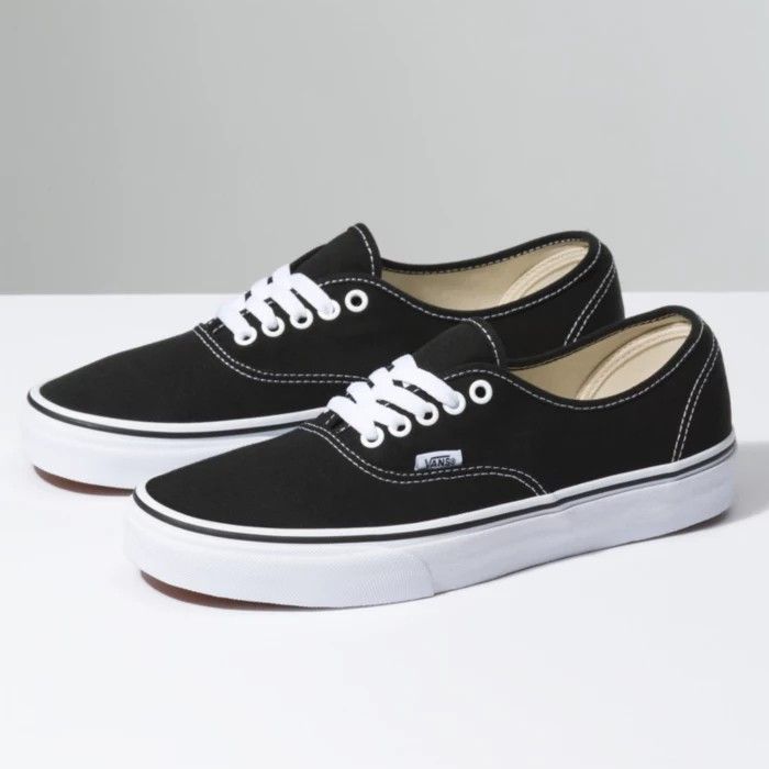 Jual vans authentic black white outlet original