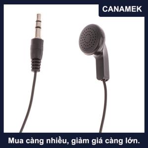 【CANAMEK】 1PC tai nghe 3.5mm cắm duy nhất bên tai nghe Tai nghe Tai nghe kênh kép cho Máy Tính Xách Tay PC Tai nghe