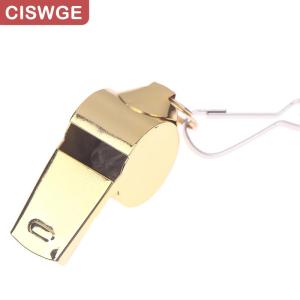 [COD] CISWGE SPORTS Stainless Steel Rope Whistle Hanging Neck Outdoor Lifesaving Whistle