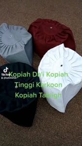 Kopiah Tinggi Tahfiz Kopiah Haji Kopiah Ustaz Kopiah Maulana Kopiah Dai Kopiah Karkoon Kopiah Tabligh Kopiah Lelaki kopiah imam kopiah tahfiz Kopiah murah 🌾🌾🌾