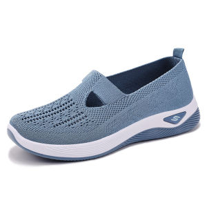 WomenS Autumn Breathable Soft Sole Shoes For Middle-Aged Mothers Casual WomenS Shoes Versatile Slip-On Ladies Cloth Shoes
