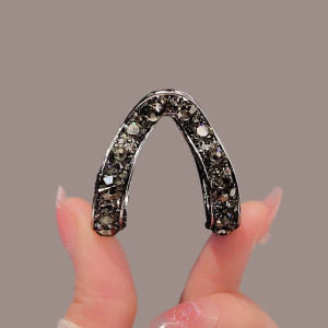 Metal High Ponytail Clip Crown 🎀 金属高马尾抓夹 Klip Cakar Rambut Cakar Logam Mahkota Mutiara Gaya Tinggi Elegan Hair Clip Hair Pin Diamond Claw
