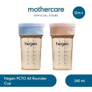 Hegen Pcto All Rounder Cup Pink 240Ml - Botol Minum (Merah Muda)