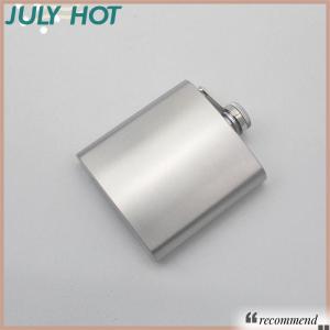 [JULYHOT] ขวดเหล้าสแตนเลสขนาดเล็กแบบพกพา1 4 5 6 7 8ออนซ์สำหรับใส่แอลกอฮอล์ขวดวิสกี้สำหรับเดินทาง