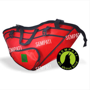 SEMPATI Tas Kiso Ayam Premium Model Saku Resleting Bahan Kulit Oscar Tas Kisa Kiso Model Jinjing Selempang Wadah Tempat Bawa Ayam Jago Laga Aduan Petarung Jantan Bangkok