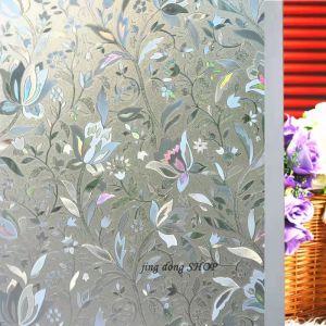 45x100cm PVC Self-adhesive Frosted Glass Sticker Toilet Bathroom Privacy Sticker Window Sticker