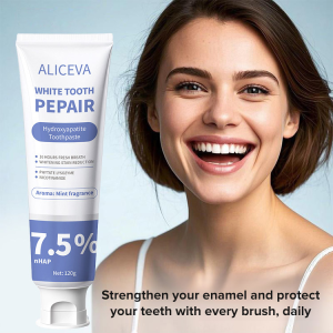 ✨Whitening Stain-Removing Toothpaste Removes Plaque Freshens Breath Hydroxyapatite Toothpaste Protects Gums Probiotic Whitening Toothpaste Enamel Repair Sensitive Teeth Care Fresh Breath Oral Hygiene
