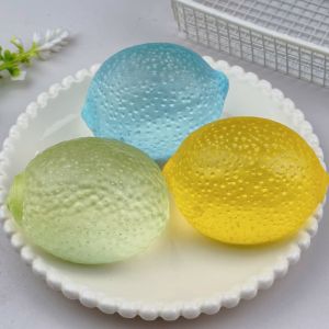 High Quality Maltose Lemon Squishy Toy Decompression Toy Simulation Fruit Squishy Toy