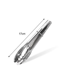 Stainless Steel Food Clip Tongs Long Handle Non-Slip Barbecue Flipping Tong Baking Clamp Kitchen Cooking Tool