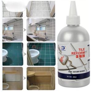 [Serbaguna] 1 Pcs Tile Reform Waterproof Pengisi Celah Nat Keramik Ubin Anti Jamur Cairan Putih
