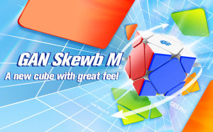 [GAN Official Store] GAN Skewb  Magnetic Speed Cube Skweb Puzzle Cube Magic Cube
