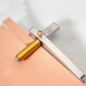 btnx With aluminum alloy body (width 0.5-6.5 cm thickness ≤6mm) adjustable leather belt cutter - DIY handheld belt cutting tool 2Z6B7