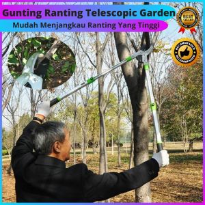 COD KNIFEZER Gunting Ranting Telescopic Garden Pruning Shear Scissors - 2026 / gunting ranting kayu dahan pohon tinggi keras super tajam tanaman galah panjang terbaik gagang karet nyaman pemotongan rapi paling untuk ranting terlaris rekomended tren viral