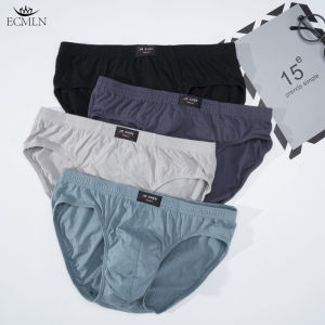 ECMLN Mens Brief Cotton Panty Comfortable Male Underwear Plus Size XL-5XL Breathable Underpants
