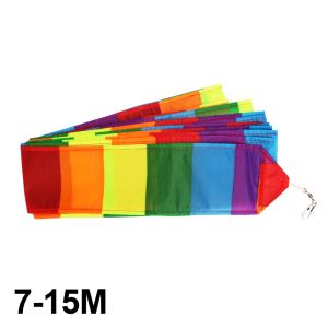 NOBLELYN Length 10/15/30meters Special Kites Tail Polyester/Fiberglass Rod Material Multistyles Float for Stunt Kites High Quality Float/Tail/Ribbon/Tail
