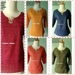 NEW MOTIF ATASAN KATUN BOLONG PAKAI FURING SIZE L MAX LD 100 CM BISA PAKAI+BROSS FASHION TERJUAL TERPISAH OPEN ORDER WELCOME RESELLER/DROPSHIP AMAN  BE OUR RESELLER!!! Berpenghasilan sendiri tanpa modal