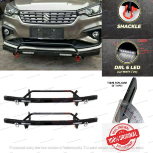 TANDUK TOWING DEPAN BELAKANG BUMPER BESI PELINDUNG BEMPER MOBIL ALL NEW  ERTIGA 2018-2023 UP
