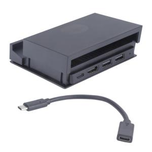 Type-C Dock Stand for Console Multifunction Docking with Detachable USB C Hub Port