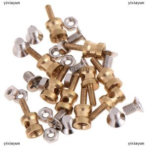 [COD] yixiayun 10Pcs Brass Linkage Stopper for 2.1mm Pushrod Connector for RC plane Model