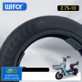 Wifer ยางนอก รถจักรยานไฟฟ้า2.75-10 ยางกันลื่นสูญญากาศ ยางกันสูญญากาศ(ไม่ใช้ยางใน) 10นิ้ว สำหรับจักรยานไฟฟ้า ยางกันลื่น ยางนอกรถจักรยานไฟฟ้. 