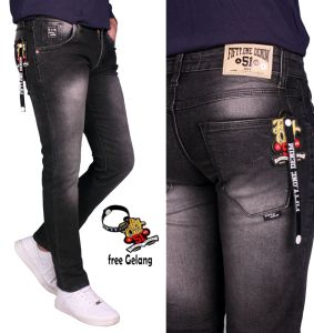 COD BAYAR DI TEMPAT -Celana Jeans Skinny Pria - Jeans Panjang Premium - Celana Jeans Pria - Jeans Panjang Streacth - Celana Jeans Black Jazz
