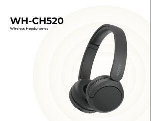 Sony WH-CH520 Wireless Headphones CH520 | 50 Hours Battery | CH520 | Bluetooth Connectivity