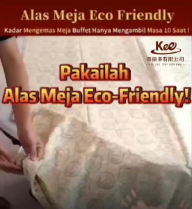 【READY STOCK】10Pcs 2.0Meter Eco-Friendly Tablecloth  Disposable Tablecloth  Waterproof Oil-Proof Alas Meja Pakai Buang 环保桌布一次性桌布可防水防油桌布