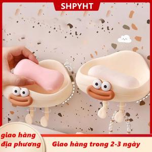 [COD] SHPYHT Giao hàng địa phương Hộp xà phòng hình đám mây dễ thương đế đựng xà phòng treo tường móc treo khăn đa năng không cần khoan giá để đồ thoát nước đồ dùng phòng tắm